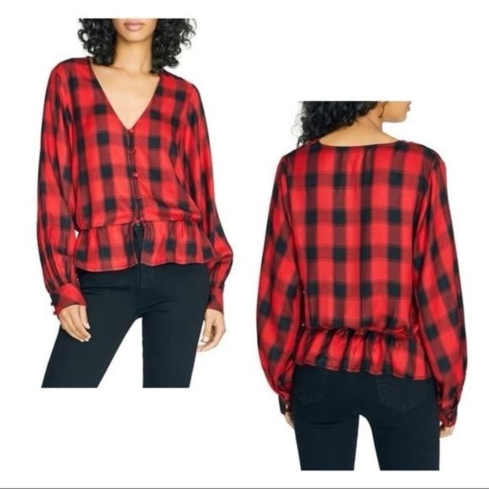 Sanctuary Blouse Jasper Button Front Blouse
